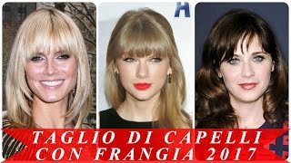 Taglio di capelli con frangia 2017 [upl. by Nerradal]