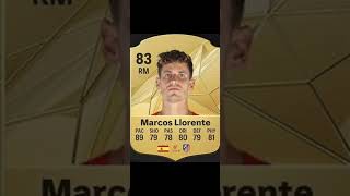 MARCOS LLORENTE OFFICIAL RATING AND STATS  EA FC 25 [upl. by Aleyam]