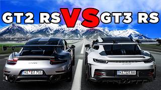 Porsche GT3 RS vs GT2 RS  Welcher ist das bessere Auto Der ultimative Vergleich 🤯 [upl. by Martita]