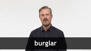 How to pronounce BURGLAR in American English [upl. by Enenstein]