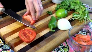 Fresh PICO DE GALLO Salsa Recipe EASYONLY 5 INGREDIENTS [upl. by Anauqed858]