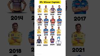 Ipl winner all captain cricket viratkohli cricketlover ipl trending viral [upl. by Camus585]