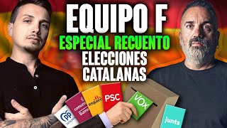 EQUIPO F  RECUENTO ELECTORAL CATALUÑA [upl. by Fritz351]