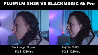 FUJIFILM XH2S vs BLACKMAGIC 6k pro [upl. by Haidabej]