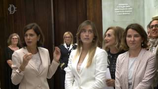 Inaugurata la quotSala delle Donnequot di Palazzo Montecitorio [upl. by Azaria]