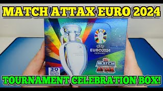 2024 EURO TOPPS MATCH ATTAX Tournament Celebration Box Fotbalové kartičky Match Attax Unboxing [upl. by Debbee]