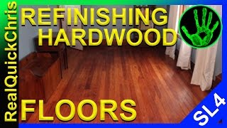 how to refinish your hardwood flooring easy and cheap [upl. by Volin]