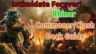 Rhinar Commoner Deck Guide amp Clash Format Upgrade  Flesh and Blood TCG [upl. by Ruon]