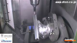 5 eixos de usinagem CNC VIDEO [upl. by Inaleon]