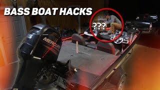 Bass Boat MODS MUST SEE  Easy Cheap DIY [upl. by Assirhc506]