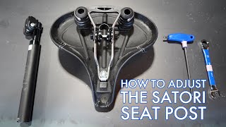 Electric Bike Company  How to adjust the Satori seat post seatpost satori [upl. by Lisabet]