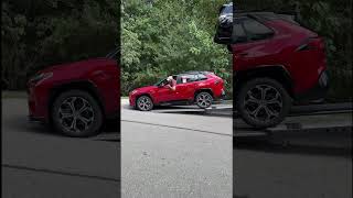 2024 Toyota RAV4 Prime XSE in Supersonic Red shorts [upl. by Dareg]