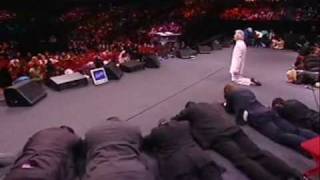 Benny Hinn bows before God 1 [upl. by Nyltiak]