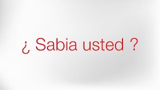 seca  Sabia usted  español  seca1840 [upl. by Creight]