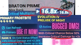 Braton Prime Incarnon BUGGED [upl. by Ativet]