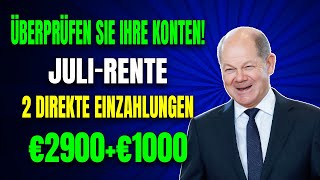 Über 60 2 Einzahlungen von €2900  €1000 für Senioren der gesetzlichen Rentenversicherung gesendet [upl. by Adele952]