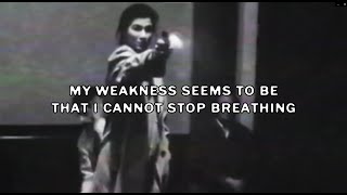 uicideboy  My Weakness Seems To Be That I Cannot Stop Breathing Lyric Video prod ByMe Beats [upl. by Ehr503]