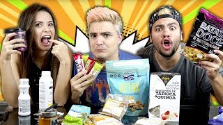 PROVANDO COMIDAS FIT DÁ PRA SER FELIZ COM ISSO 10 [upl. by Hardden]