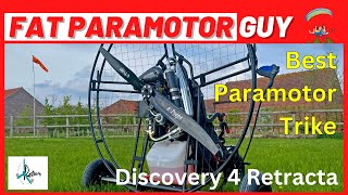 The New Best Paramotor Trike for an Old Fat Pilot  Discovery 4 Retracta [upl. by Nickolaus]