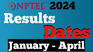 NPTEL Results 2024  January to April 2024 nptel [upl. by Allicserp857]