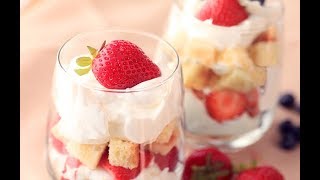 SuperFast and Easy Strawberry Angel Food Trifle [upl. by Goodspeed159]