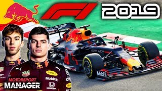 F1 2019 RED BULL HONDA Manager Career  GASLY v VERSTAPPEN EARLY SIGNS  Part 3 [upl. by Elimay]