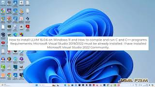 How to install Clang LLVM 1606 Official Release and how to compile and run CC on Windows 11 [upl. by Suciram]