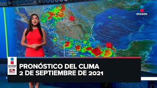 Clima para hoy 2 de septiembre de 2021 [upl. by Aleda]