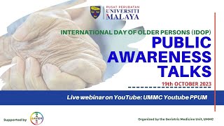 WEBINAR KESEDARAN AWAM SEMPENA SAMBUTAN HARI WARGA EMAS PERINGKAT PPUM 2023 [upl. by Atiana]