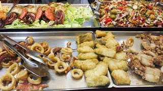 Sicily Street Food Italy The Vucciria Market in Palermo [upl. by Navetse519]