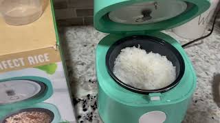 GreenLife Healthy Ceramic Nonstick 4 Cup Rice Oats and Grains Cooker Review [upl. by Annoda189]