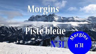 Morgins  Piste bleue n°31  Ski Xavilanc [upl. by Lauri]