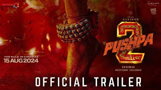 Pushpa 2  The Rule  Trailer  Allu Arjun Rashmika M  Sukumar Vijay S  15 aug 2024 [upl. by Annaitat]