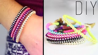 DIY  Rhinestone wrap bracelet  bracelet strass  friendship bracelet with english subtitles [upl. by Sumetra217]