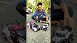 Big Remote control racing car vs Russian police tank unboxing 🔥￼ [upl. by Kamerman]