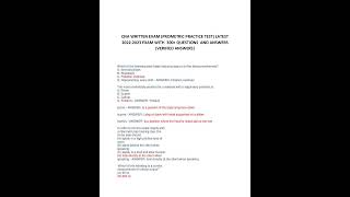 Cna Written Exam Prometric Practice Test Questions With Verified 100 Answers [upl. by Emad]