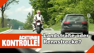 quotDie verwechseln Landstraße mit Rennstreckequot Motorräder zu schnell  Kabel Eins  Achtung Kontrolle [upl. by Manvell]