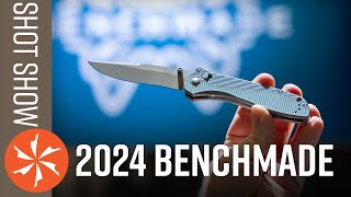 Benchmades New Balisong Water Line and Claymore OTF at SHOT Show 2024 [upl. by Drewett]