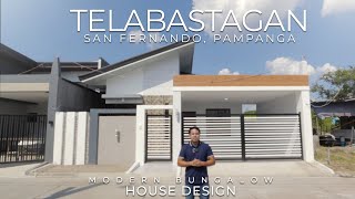 Modern Bungalow House and lot for SALE in San Fernando Pampanga  3 Bedrooms  House Tour [upl. by Aliekahs28]