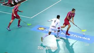 Floorball Referees  WFC2018  Penalties examples [upl. by Nnylanna293]