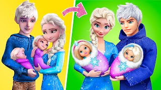 Elsa en Jack Frost  10 Frozen DIYs [upl. by Dnomso]