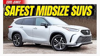 Top 10 Safest Midsize SUVs In 2021 [upl. by Ayin]