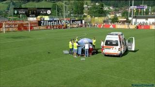 Abdelhak Nouri collapses on pitch in Ajax vs Werder Bremen friendly July 8 2017 [upl. by Ahrendt]