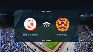 Dsvd Deurningen vs Motherwell 30062024 Club Friendlies PES 2021 [upl. by Langley]