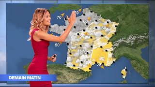 Gennifer Demey Robe Rouge Meteo M6 7 Septembre 2017 [upl. by Eleaffar]