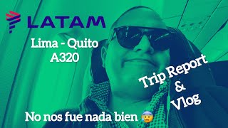 Trip Report Lima  Quito en Economy Latam A320 [upl. by Lyontine243]