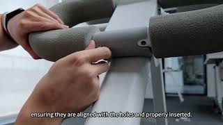 Wonder Core Pro Max Assembly  Step 4 Ushaped Foam Tube Assembly [upl. by Nywled]