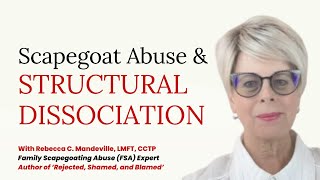 Understanding Scapegoat Abuse and Structural Dissociation scapegoat selfhelp cptsd [upl. by Htezil]