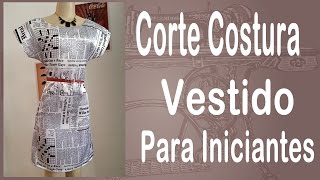 Curso Corte e Costura passoapasso Vestido para Iniciantes em apenas 9 minutos [upl. by Lavena]