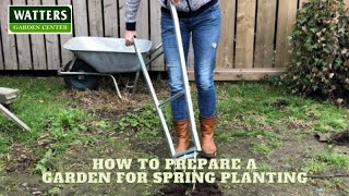 How to Prepare a Garden for Spring Planting [upl. by Attennot58]